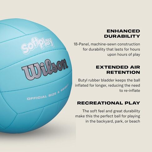 Wilson Soft Play Volleyballs - Official Size in Saudi Arabia