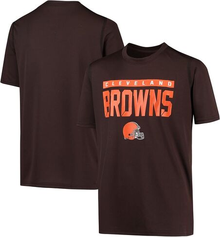 تي شيرت Outerstuff للشباب باللون البني من Cleveland Browns Training Camp in Saudi Arabia