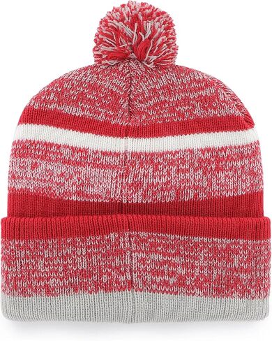 47 Northward Fashion Cuff Beanie Hat مع POM POM - قبعة توك شتوية متماسكة ممتازة من الدوري الوطني لكرة القدم الأمريكية in Kuwait