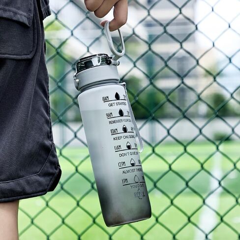 32oz Frosted Leakproof Water Bottle for Men Women to Drink for Sports Gym Outdoors in Saudi Arabia