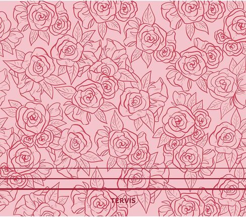 زجاجة مياه Tervis Venture Secret Admirer Rose مصنوعة في الولايات المتحدة الأمريكية، كوب سفر معزول بجدار مزدوج يحافظ على المشروبات باردة وساخنة، 26oz، من الفولاذ المقاوم للصدأ in Kuwait