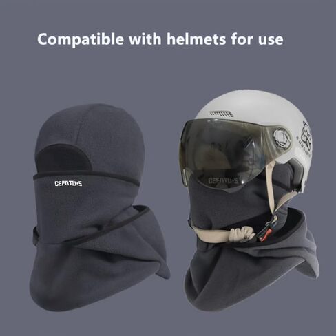 Winter Balaclava Face Mask - Cold Weather Windproof Fleece Lined Neck Gaiter, Multi-Functio Beanie Hat for Outdoor Activities in Saudi Arabia