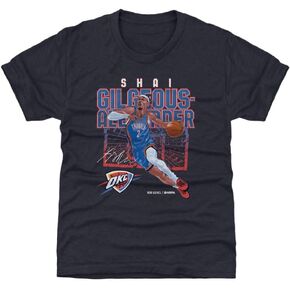 500 LEVEL Shai Gilgeous-Alexander Oklahoma City Thunder Youth Shirt - Shai Gilgeous-Alexander Oklahoma City Thunder Shattered in Kuwait