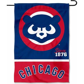 Chicago Baseball Retro Vintage Throwback Double Sided Garden Flag in Kuwait