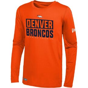 New Era NFL Men's Offsides Long Sleeve Dri Tek Tee - Denver Broncos, X-Large in Saudi Arabia