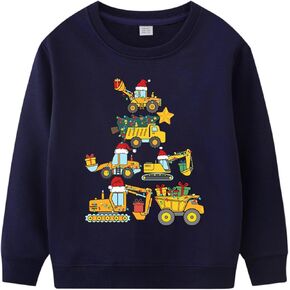 سويت شيرت عيد الميلاد للأطفال الصغار، قميص للأولاد والبنات مضحك للعطلات، قميص رجل الثلج، ملابس شجرة عيد الميلاد للأطفال من سن 2 إلى 7 سنوات in Kuwait