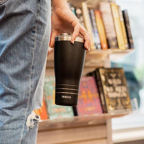 كوب سفر Tervis Traveler NFL Philadelphia Eagles - Super Bowl LIX Champions ثلاثي معزول يحافظ على المشروبات باردة وساخنة، 30oz، من الفولاذ المقاوم للصدأ in Saudi Arabia