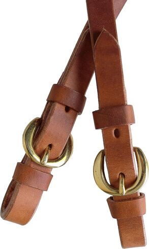 Challenger Horse Western USA Hermann Oak Leather Headstall with Buckle Ends 975H102 in Saudi Arabia