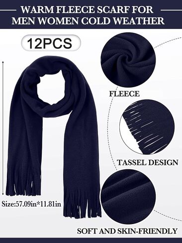48 Pcs Winter Beanie Hat Scarf Gloves Set Knitted Beanie Hat Fleece Scarf for Homeless Donation Charity Men Women in Saudi Arabia