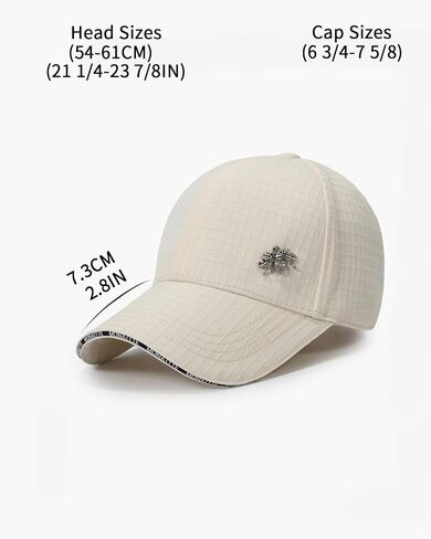 Baseball Hat for Women with Bee Emblem Pink Hat for Sunscreen All Seasons Wear in Saudi Arabia