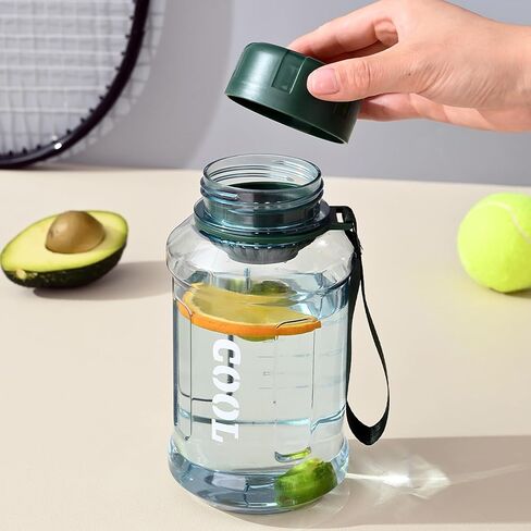 28oz Large Capacity Outdoor Water Bottle – Portable Tritan Water Bottle with Filter Spout, Drop-Resistant Sports Bottle（Coffee） in Saudi Arabia
