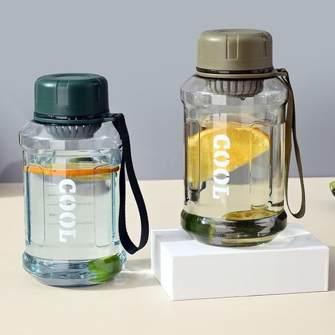 28oz Large Capacity Outdoor Water Bottle – Portable Tritan Water Bottle with Filter Spout, Drop-Resistant Sports Bottle（Coffee） in Saudi Arabia