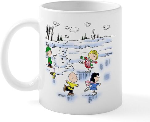 CafePress The Peanuts: Be Cheerful Mug 11 oz (325 ml) Ceramic Coffee Mug in Kuwait
