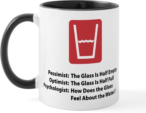 CafePress Psychologist Glass Mug 11 oz (325 ml) Ceramic Coffee Mug in Kuwait