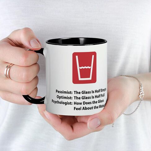 CafePress Psychologist Glass Mug 11 oz (325 ml) Ceramic Coffee Mug in Kuwait