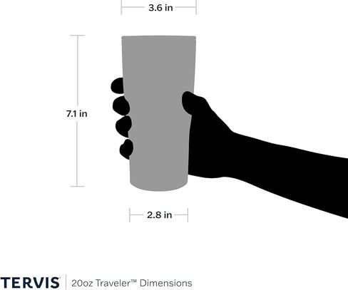 Tervis Traveler NHL - كوب سفر معزول ثلاثي الجدران MVP يحافظ على المشروبات باردة وساخنة، 20 أونصة، من الفولاذ المقاوم للصدأ in Saudi Arabia