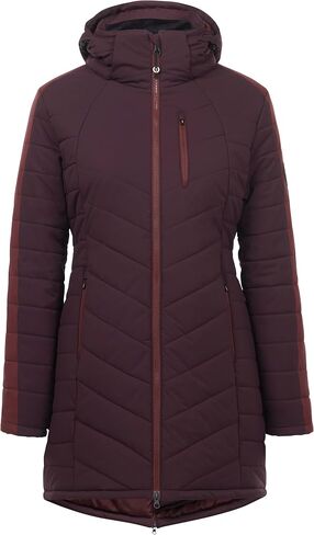 Kerrits Women's Point to Point Insulated Equestrian Winter Jacket – Long, Warm, Puffy Coat For Horse Riding, Removable Hood in Saudi Arabia