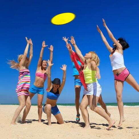 Foldable Flying Disc or Fan Folding Pocket Discs Set Folding Flying Beach Party Favors for Teens Summer Outdoor Activity Flying Fan for Birthday Party Halloween Christmas in Kuwait