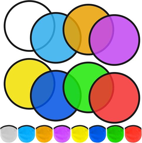 Foldable Flying Disc or Fan Folding Pocket Discs Set Folding Flying Beach Party Favors for Teens Summer Outdoor Activity Flying Fan for Birthday Party Halloween Christmas in Kuwait