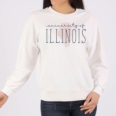 UGP Campus Apparel NCAA Dot Script، Team Color Crewneck، الكلية، الجامعة in Kuwait