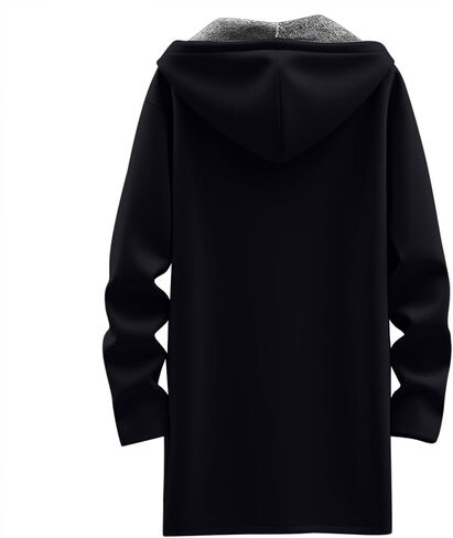 Womens Long Hoodies Zip Up Hoodie Fall Winter Casual Fleece Jackets Soft Sherpa Tunic Sweatshirts Warm Long Coats in Saudi Arabia