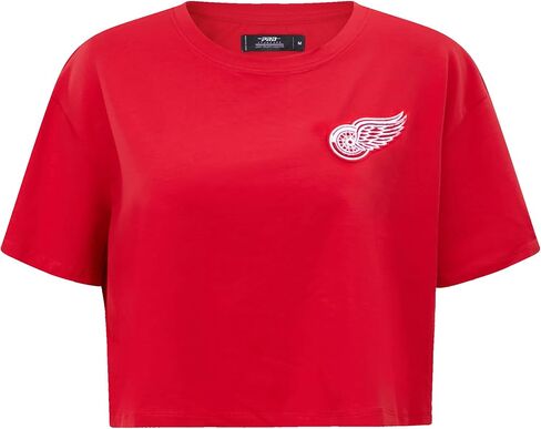 Womens NHL Classic Chenille Cotton Short Sleeve Boxy Tee in Kuwait