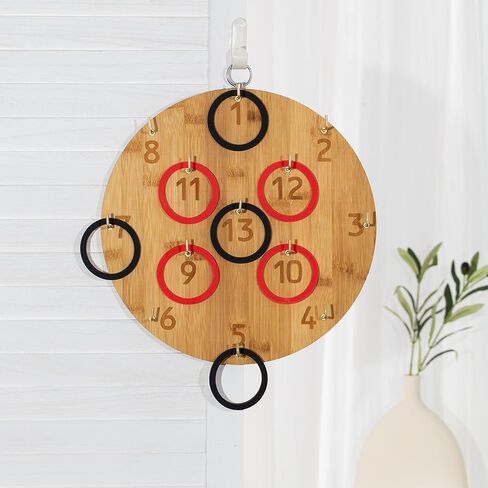 Ring Toss Game,Indoor Outdoor for Adults Family, Hook and Ring Toss Game,Indoor Outdoor for Adults Family,Fun Tailgate or Hangs on Wall, Camping Activities in Saudi Arabia