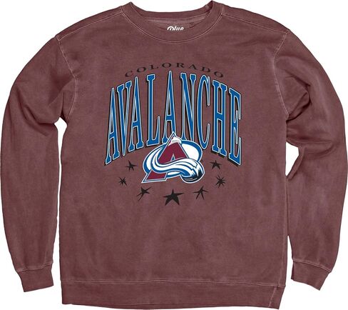 Blue 84 NHL Officially Licensed Crewneck Sweatshirt Ringspun Team Color Stars in Saudi Arabia