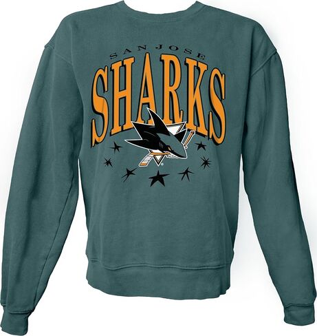 Blue 84 NHL Officially Licensed Crewneck Sweatshirt Ringspun Team Color Stars in Saudi Arabia