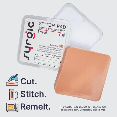 Stitch-PAD Remeltable Suture Practice Pad Skin Simulation with Realistic Texture for Suture Practice - Surgery Practice Medical Training Simulator in Saudi Arabia