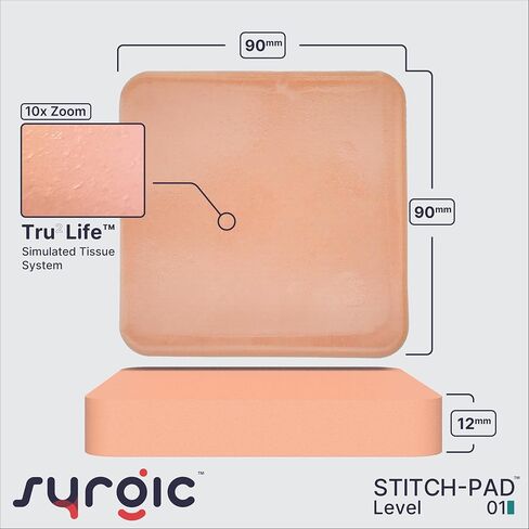 Stitch-PAD Remeltable Suture Practice Pad Skin Simulation with Realistic Texture for Suture Practice - Surgery Practice Medical Training Simulator in Saudi Arabia