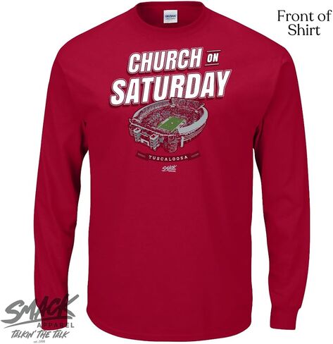 Church On Saturday T-Shirt for Alabama College Fans (SM-5XL) in Saudi Arabia