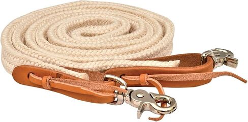 Mustang Waxed Flat Braided Poly Roping Rein in Saudi Arabia