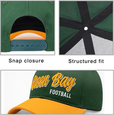 Football Team Cotton Baseball Cap, Embroidered Sports Fan Baseball Caps for Men Women, Football Hat Gifts Merch Gear Suff in Saudi Arabia