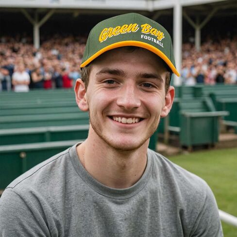 Football Team Cotton Baseball Cap, Embroidered Sports Fan Baseball Caps for Men Women, Football Hat Gifts Merch Gear Suff in Saudi Arabia