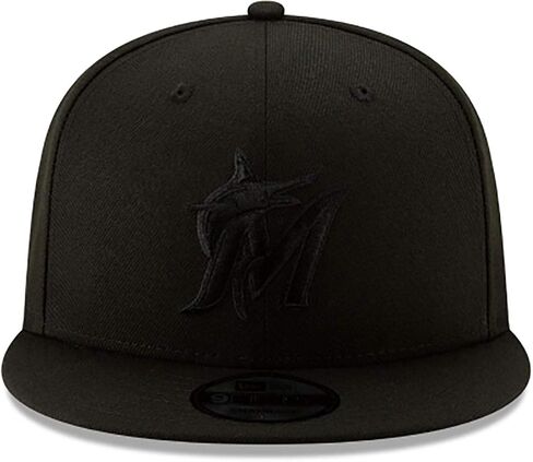 New Era Miami Marlins 2019 Blackout 9FIFTY Snapback Black Hat in Saudi Arabia