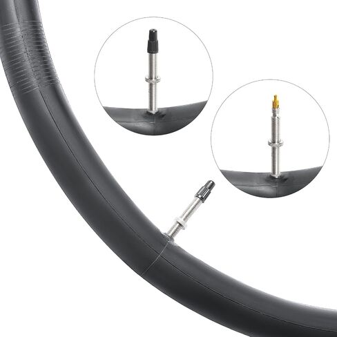 YUNSCM 2-PCS 700x25C/28C/30C/32C Bike Tubes FV48mm Presta Valve Premium Butyl Rubber 700C Bicycle Tubes Compatible with 700 x 25C 700x26C 700x28C 700x30C 700x32C Bike Tire Tubes (G-276) in Saudi Arabia
