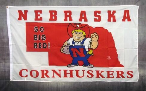 Nebraska Cornhuskers 3' x 5' Polyester Flag in Saudi Arabia