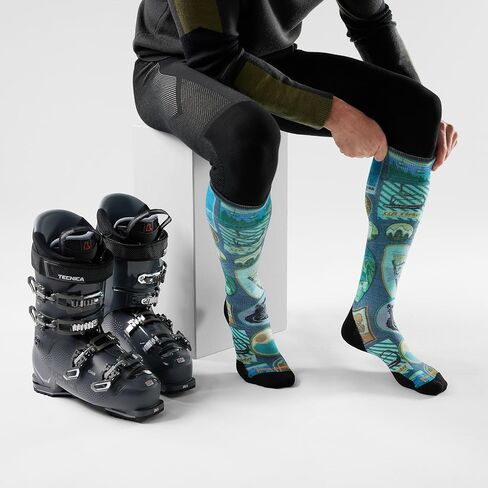 جوارب Smartwool الرجالية للتزلج تستهدف وسادة Explorer مطبوعة فوق جوارب الساق in Kuwait