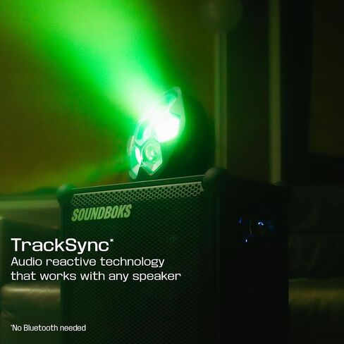 SOUNDBOKS Lightboks Portable Party Light, Compatible with All Speakers, Audio Reactive, Music Activated with App Control, IP65 Waterproof, TeamUp Connection, Ideal for Outdoor & Events in Saudi Arabia