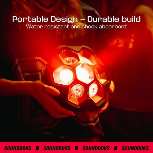 SOUNDBOKS Lightboks Portable Party Light, Compatible with All Speakers, Audio Reactive, Music Activated with App Control, IP65 Waterproof, TeamUp Connection, Ideal for Outdoor & Events in Saudi Arabia