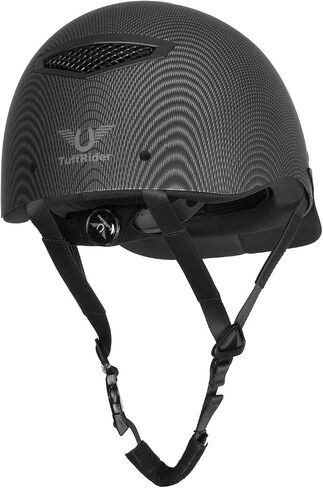 TuffRider Starter Carbon Fiber Print Equestrian Horse Riding Helmet with Mesh Helmet Bag with Assorted Color in Saudi Arabia
