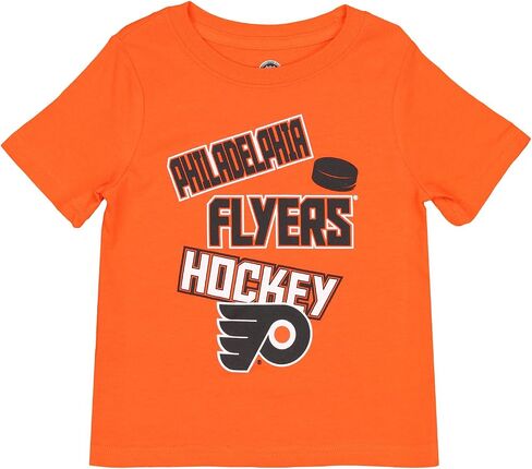 Outerstuff NHL Philadelphia Flyers Infant and Toddler Two Cotton Shirt Set in Saudi Arabia