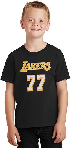 Outerstuff Luka Doncic Los Angeles Lakers #77 Kids Boys 4-7 Size Player Name & Number T-Shirt in Saudi Arabia