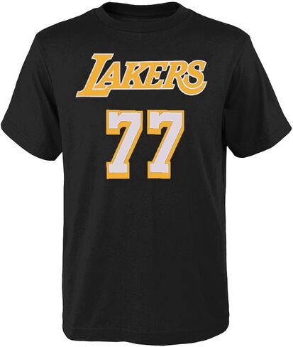 Outerstuff Luka Doncic Los Angeles Lakers #77 Kids Boys 4-7 Size Player Name & Number T-Shirt in Saudi Arabia