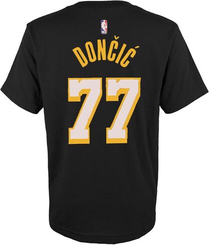 Outerstuff Luka Doncic Los Angeles Lakers #77 Kids Boys 4-7 Size Player Name & Number T-Shirt in Saudi Arabia