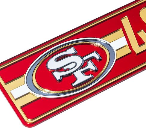 لافتة شارع أكريليك قياسية مقطوعة بالليزر من Rico Industries NFL مقاس 3.5 بوصة × 14.25 بوصة ديكور منزلي - غرفة النوم - المكتب - كهف الرجل in Kuwait