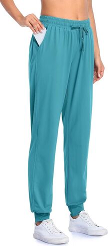 Women's Drawstring Elastic Waist Jogger Pants Workout Athletic Sweatpants with Pockets in Saudi Arabia