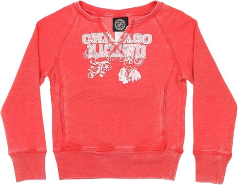 Outerstuff NHL Chicago Blackhawks Youth Girls Terry Top Sweatshirt in Kuwait