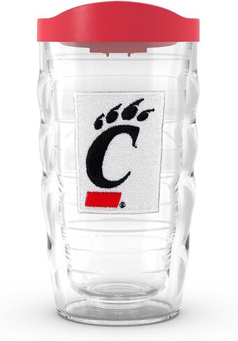 Tervis Cincinnati Bearcats - Primary Logo Made in USA Double Walled Insulated Tumbler Travel Cup Keeps Drinks Cold & Hot, 10oz, Classic in Saudi Arabia